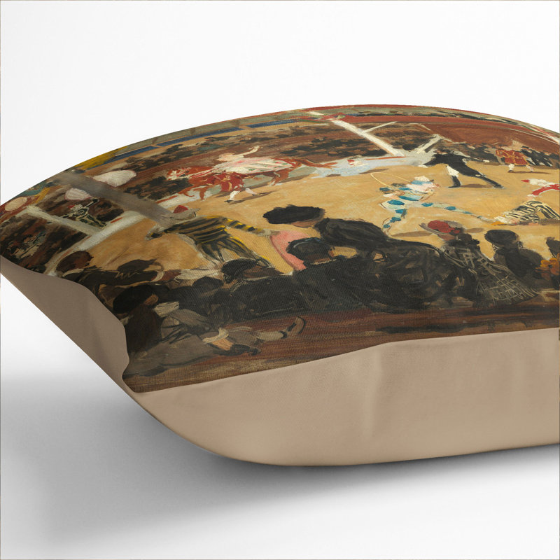 The Circus Scatter Cushion, Stone, 40cm H x 40cm W x 15cm D