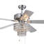 Ventilateur de plafond 52 pales 52 "en cristal avec ensemble d'éclairage inclus Parma-1280942746