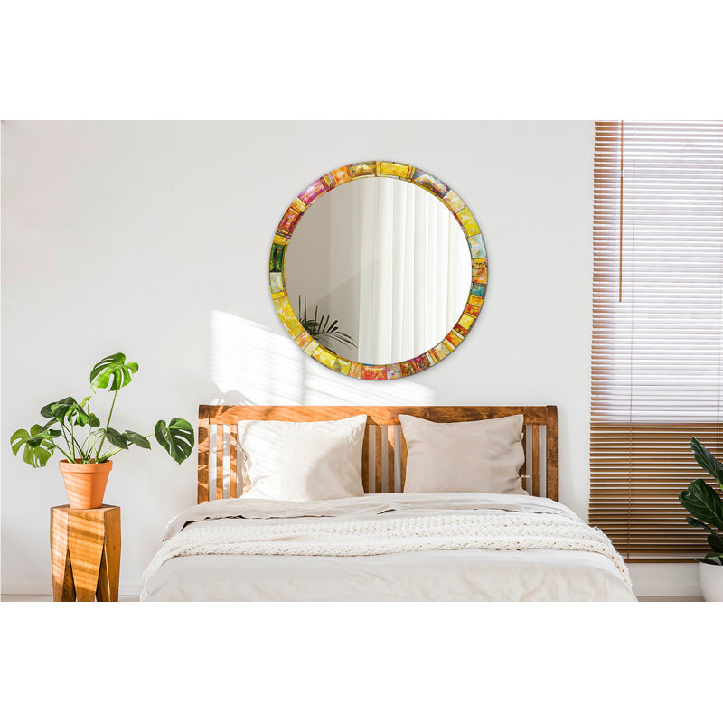 Huldar Glass Flat Wall Mirror