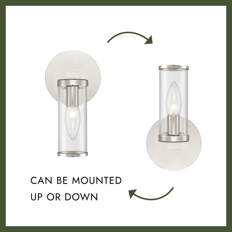 Revolve 1 - Light Wallchiere, Natural Brass