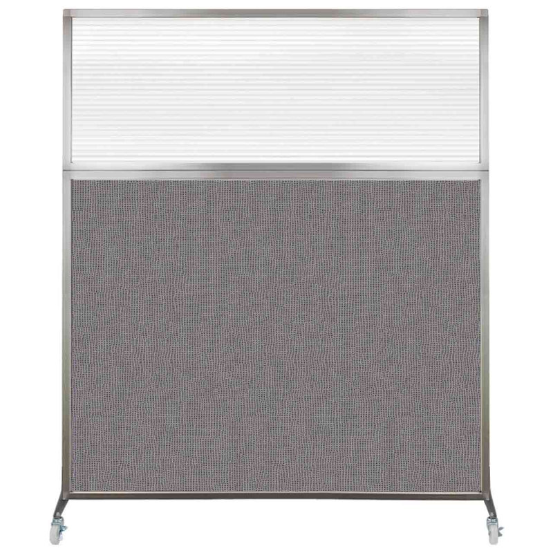 Cloison de bureau Hush, Longueur 60 po, Ardoise