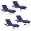Chaise longue inclinable avec coussin Prudence-29484930