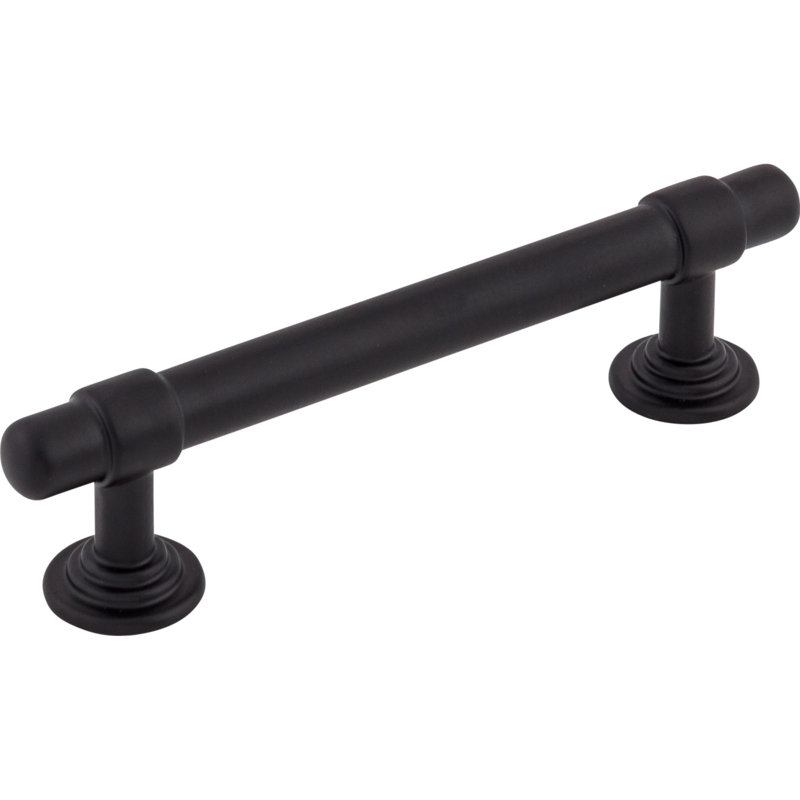 Ellis Bar Pull, Flat Black, 3 3/4" Center to Center