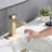 Single-Hole Single-handle Bathroom Faucet with Drain Assembly-70785747