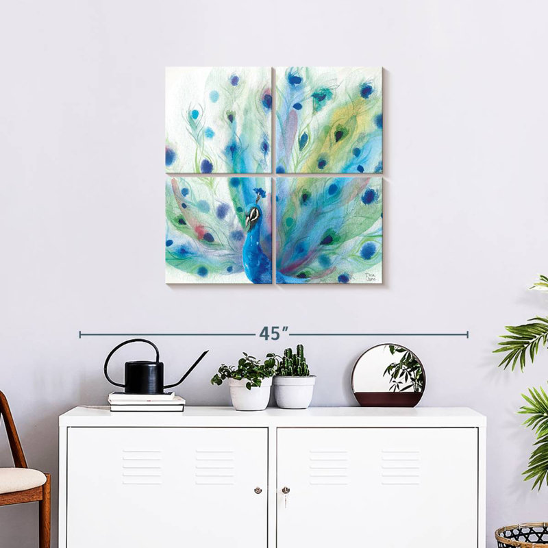 Brampt Peacock Glory, 26" H x 26" W