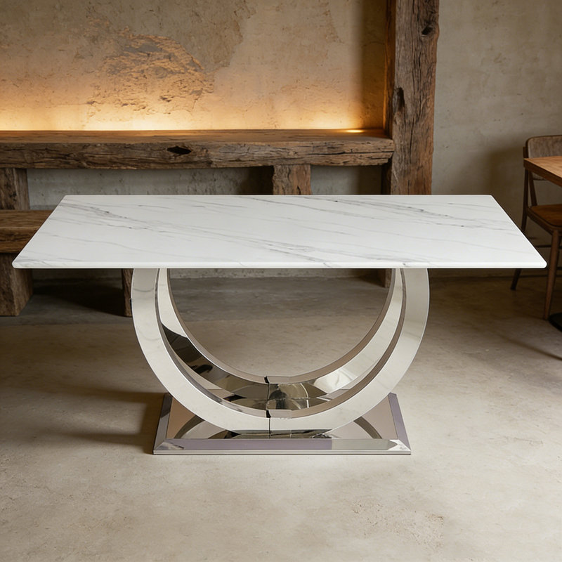 69.30 Inch Rectangular Dining Table, 30" H x 69.3" L x 33.85" W
