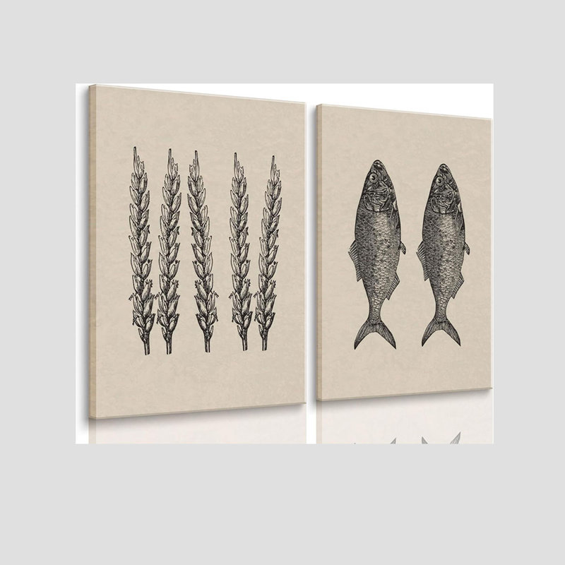2 Piece Wrapped Canvas Wall Art, 40cm H x 30cm W