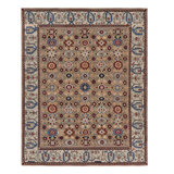 Burano Hand Knotted Wool Floral Area Rug