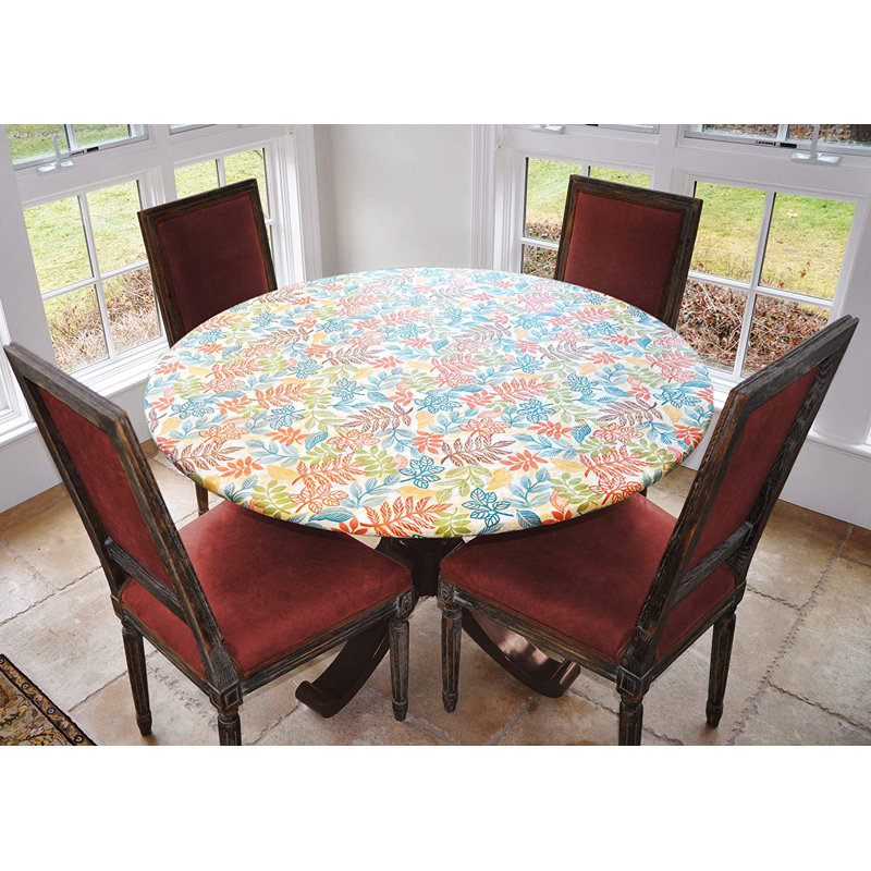 Botanical Round Tablecloth, 45" x 56"