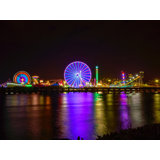 Del Mar Fairgrounds Ferris Wheel One, San Diego Print by Brian Mc Clean