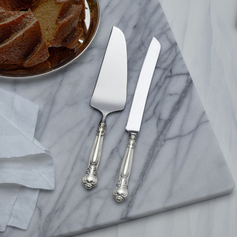 Gorham Chantilly Sterling Silver 2-Piece Cake Set