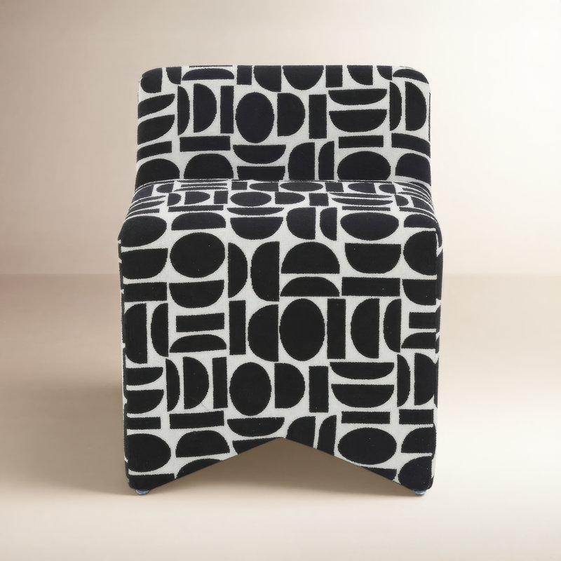 Chalkhill Accent Stool, Black