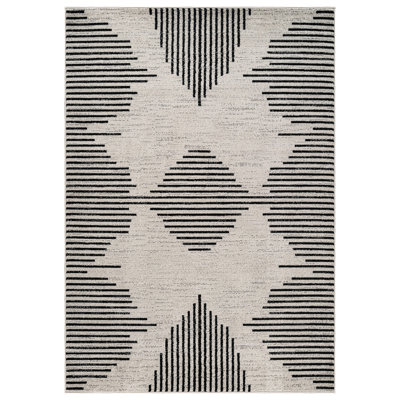 Tapis moderne moderne à motif abstrait minimaliste