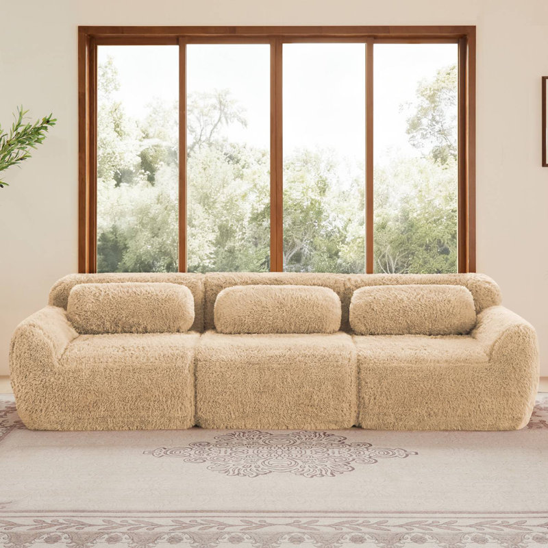 Canapé modulaire 114 po, Kaki