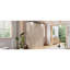 Grand lit escamotable avec DEL, beige