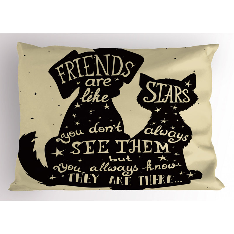 Star Polyester Sham Set, Twin