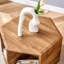Table basse hexagonale multi-trous