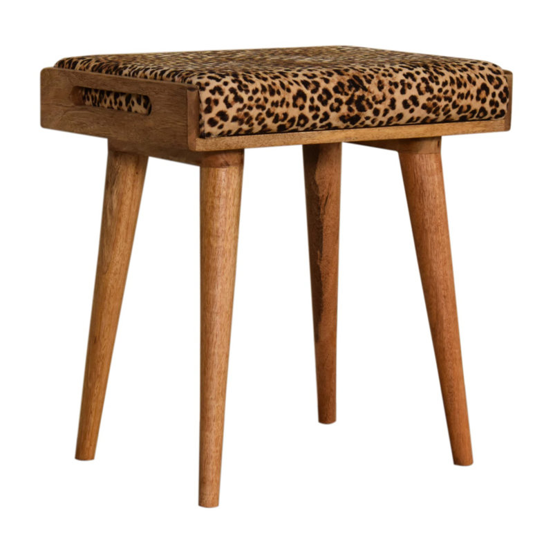 Lorninous Velvet Ottoman