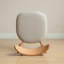 Chaise en chêne naturel de qualité supérieure, dossier ergonomique, structure en bois massif robuste-1366475210-1366475211