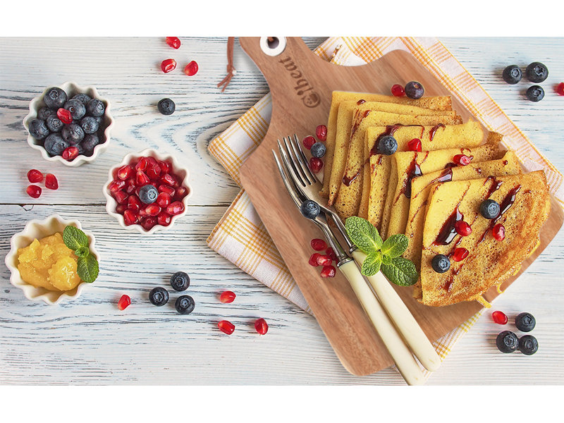Wooden Pizza Plate, 1cm H x 20cm W x 1cm D
