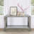 Clodoveo 47.24'' Glass Top Console Table-299762982-299762977