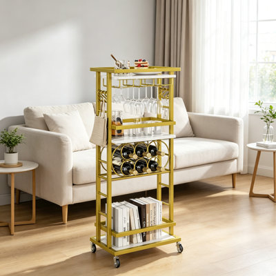 Wine Bottle & Glass Rack