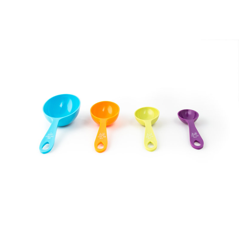 Fox Run Brands 4-Pieces Plastic Measuring Spoon Set