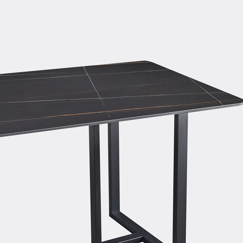 Jasee Dining Table, 29.52"H x 31.49"L x 55.11"W