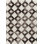 Garon Authentic Hand-Tufted Brown White Geometric Wool Area Rug