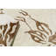 Tapis beige noué à la main de haute qualité