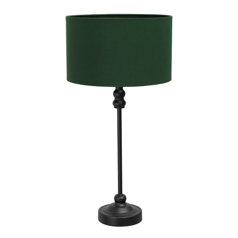 Romeir Metal Table Lamp, Forest Green