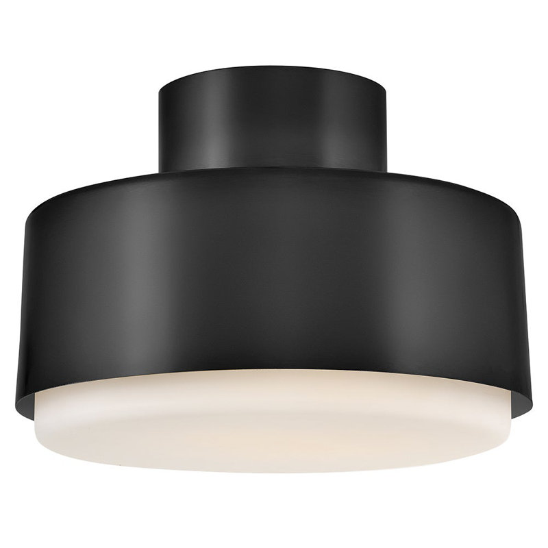 Hinkley Cedric Semi-Flush Mount, Black