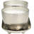 Metal Rose in Paradise Scented Grid Patterned 10 oz 1 Wick Decorative Candle with White Wax-91735978