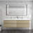 Damilola 72 " W Wall Mounted Wall Mounted 2 Double Vanity Bathroom Vanity With Acrylic Top-467481916