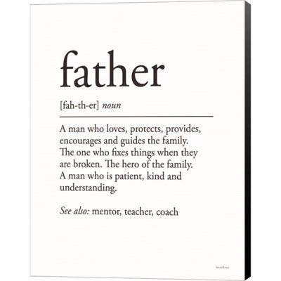 " Father Definition 2 " by Lettered & Lined