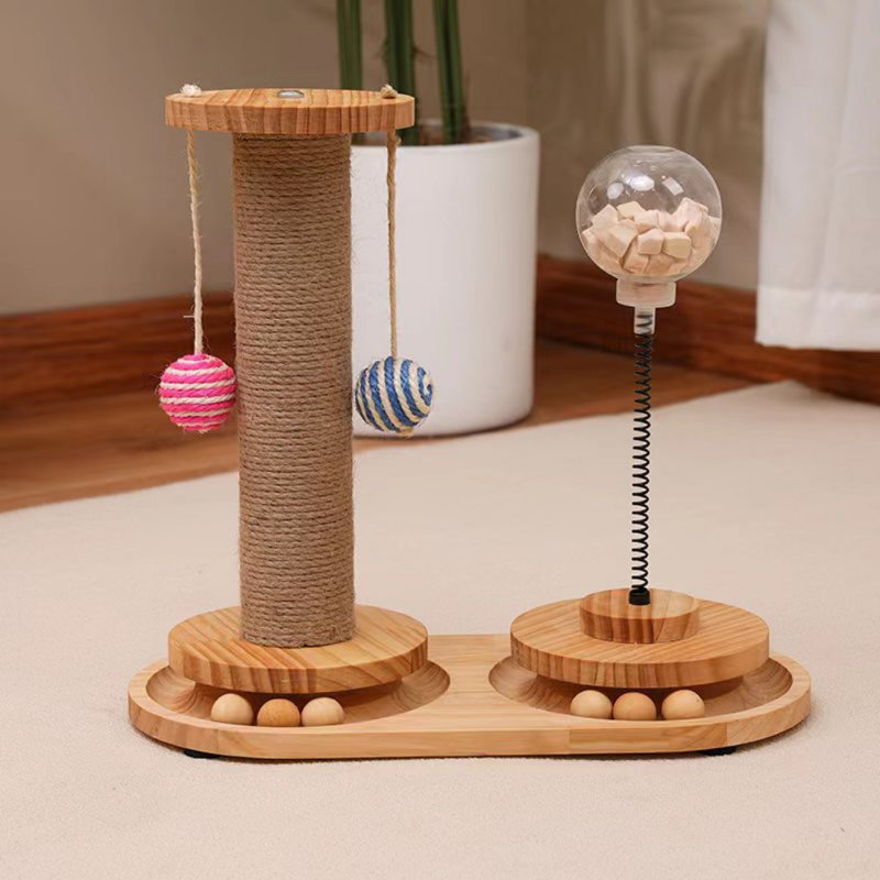 Poteau à griffer en sisal pour chats