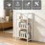 Bibliothèque pliante, étagère de rangement à 3 niveaux pour bureau à domicile, sans assemblage-1882342821