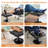 Upholstered Height Adjustable Footrest Stool, Swivel PU Leather Foot Stool, Under Desk & Living Room Ottoman Vanity Accent Stool for Office, Living Room & Vanity-1862882157