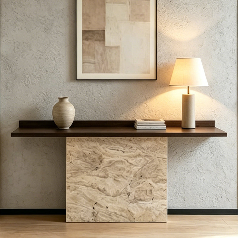 Console Mid-Century, 30.7" H x 78.7" W x 15.7" D
