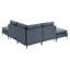 Canapé modulaire réversible avec repose-pieds de 91 po Aslaug-2012651576