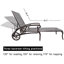 Ensemble d'une chaise longue extérieure-558712369