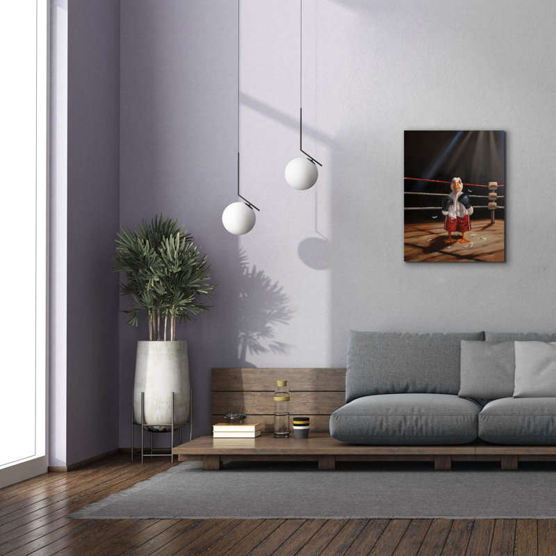  «Feather Poids» par Lucia Heffernan, art mural sur toile, 26 po x 34 po, H 34 po x l 26 po