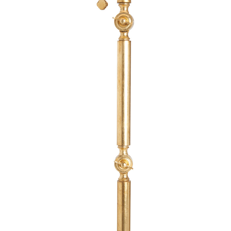 Quatrefoil Floor Lamp - Gold Leaf