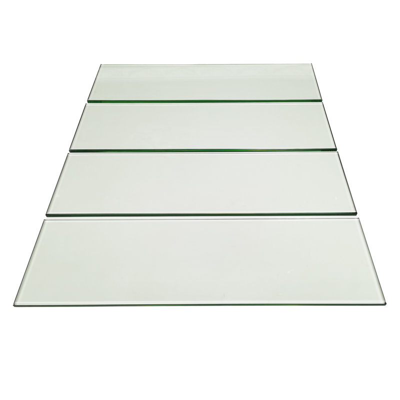 Pare-flammes rectangulaire en verre 18,7 po x 0,3 po (verre)