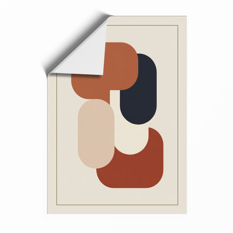Forms In Motion Geometric - Print, Unframed, A2 - 59.4 x 42.0 cm
