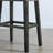 Gray Backless Saddle Seat Bar Stools, 29" Height, Of 2. Made Genuine Wood With Weathered Finish. Upholstered In Grey. Contemporary Style For Home. 18"W X 13"D 29"H. Some Assembly Needed 29". Real