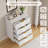 Fluted Dresser for Bedroom, Wooden Closet Clothes Storage Organizer for Living Room, Hallway-920766472