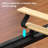 Upholstered Platform Bed Frame with Wingback Headboard, LED Lights & 4 Storage Drawers-1454704322-1454704332
