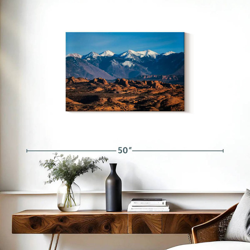 Paysage de montagne Alvord La Sal, H 20 po x l 30 po