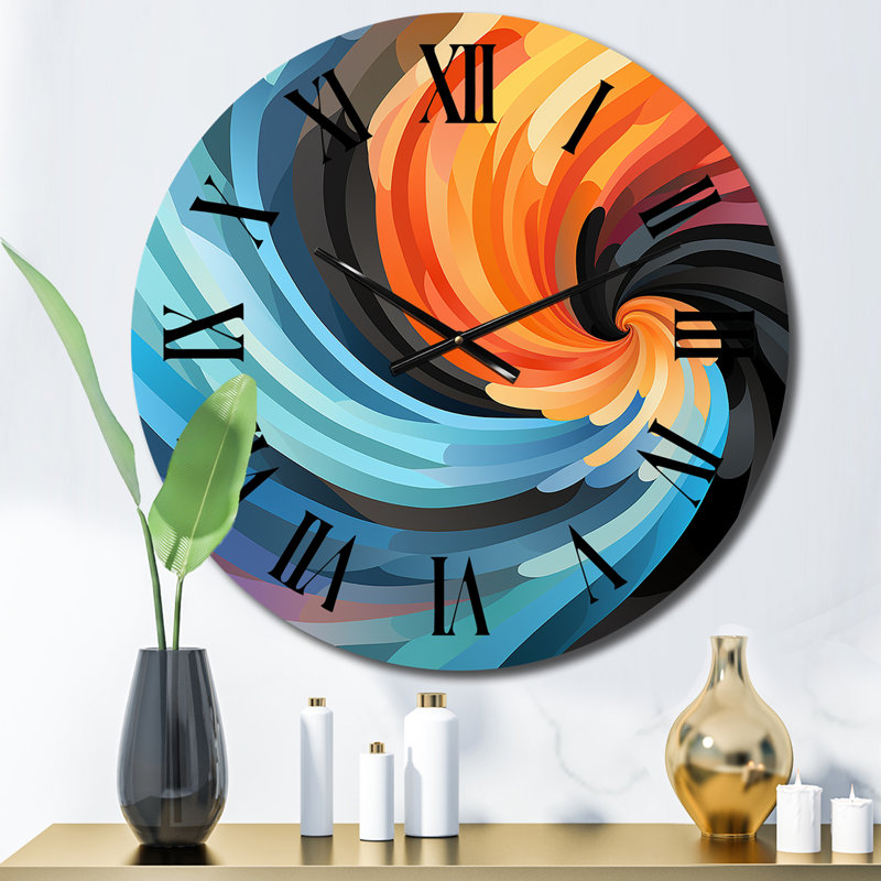 Daleen - Horloge murale abstraite, Petit
